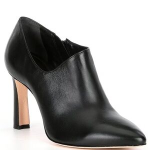 Antonio Melanie black leather Sofie Leather Dress Shooties size 7M